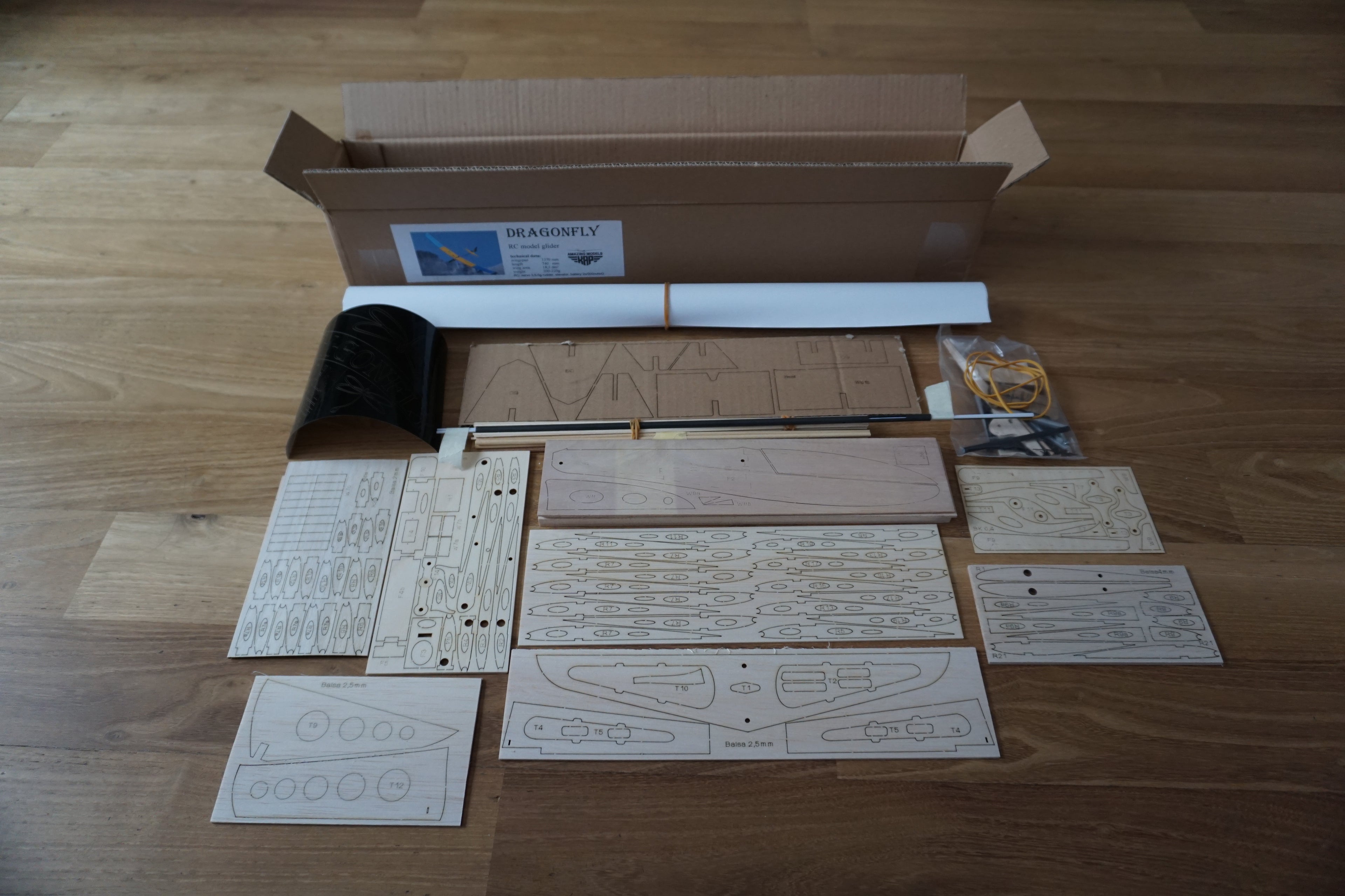 Aeromodello RC Dragonfly Kit